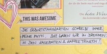 Iris: Layout &quot;Geburtstag&quot; - Fröhliches Layout von Iris.