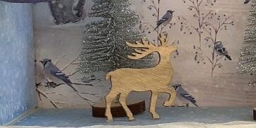 Silvia K.: Winterlicher 3D-Rahmen - Toller winterlicher 3D-Rahmen von Silvia K.