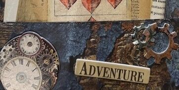 Johannes: Schreibmappe im Steampunk-Look - 