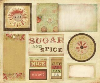 MYM Die-Cuts Accessories Card - Little Girls are sweet