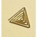 CRM Paperclips Triangle Gold