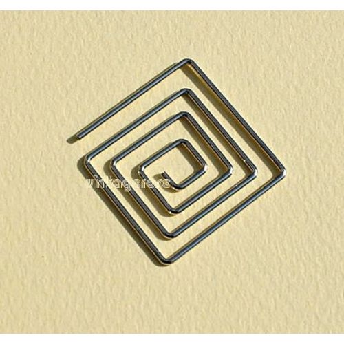 CRM Paperclips Square Silber