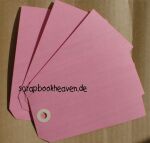 AMT 5x Tags zum Verzieren - Rose