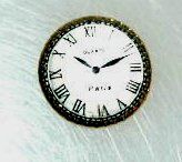 SNL - Clock 1/2" Diameter Gold