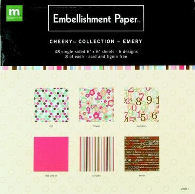 MAM Paper Pad "6x6" - Cheeky Emery