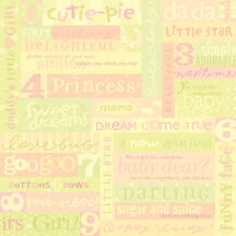 K & Company Papier- Small Wonders Girl Collection Endearments