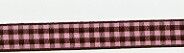 CRI Ribbon Pink-Brown Gingham 3/8" (BND0098)