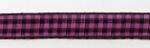 CRI Ribbon Raspberry & Black Gingham 3/8" (BND0036)