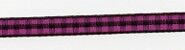 CRI Ribbon Raspberry & Black Gingham 1/4" (BND0035)