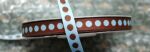 AMC Ribbon Martin Türkis/Braun Dots (BND0082)