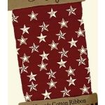 PBK Ribbons - Primitive Collection - Red-White Stars