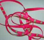 SRH - Grosgrain 3/8" Pink Frogs (BND0253)