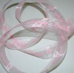 SRH Ribbon - Chiffon Happy Birthday Pink (BND0060)