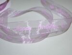 SRH Ribbon - Chiffon Happy Birthday Flieder (BND0065)