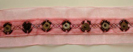 SRH - Litze Rosa Chiffon (SPZ0004)