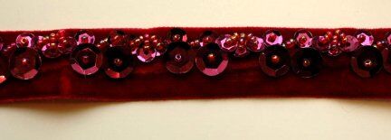 SRH Ribbon - Burgundy Samt (SPZ0005)