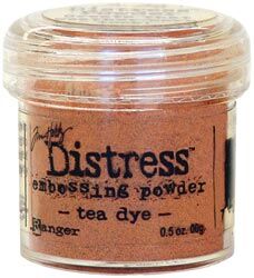 RAG Embossing Powder - Tim Holtz Distress Tea Dye