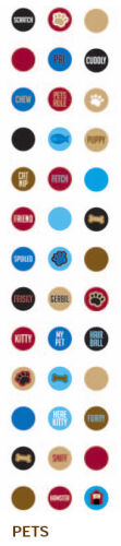 ATB Sticker Microdots Pets