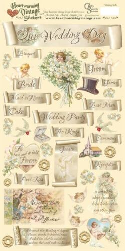 CRS Vintage Sticker - Wedding Bells