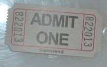 ADL Ticket Admit one