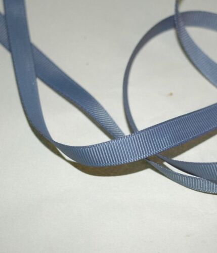 SRH Ribbon - Grosgrain 3/8" - Antique Blue