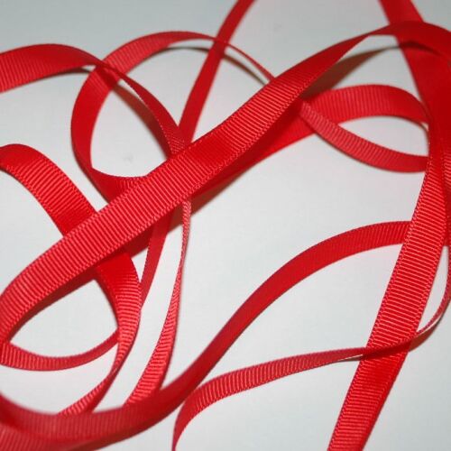 SRH Ribbon - Grosgrain 3/8" - Poppy Red