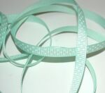 SRH Ribbon - Grosgrain 3/8" - Pastel Green mit white...