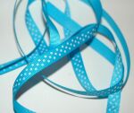 SRH Ribbon - Grosgrain 3/8" - Island Blue mit white...