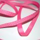 SRH Ribbon - Grosgrain 3/8" - Hot Pink mit pink Dots