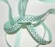 SRH Ribbon - Grosgrain 3/8" - Pastel Green mit teal Dots