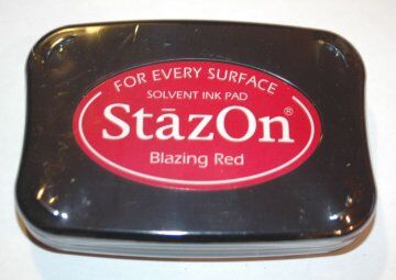 Tsukineko Stempelkissen StazOn Blazing Red