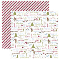 DSP Cardstock - Wonderland Sentiments