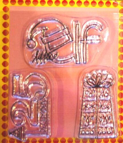 HRT Mini Clear Stamp Set - Elf