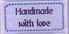 SRH Iron-On Handmade with love Lavender