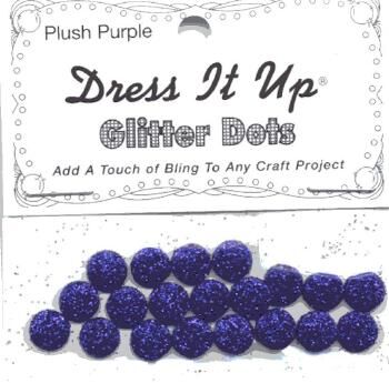 DIU Glitter Dots - Plush Purple
