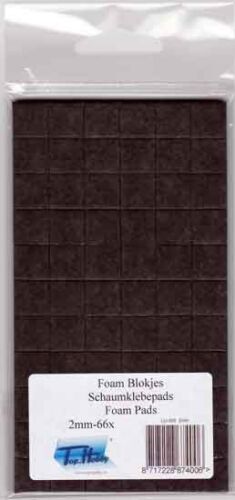 TPY 3D Klebepads groß 12x12x2 mm SCHWARZ