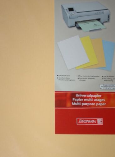 BRN Universalpapier 120g - Aprikose