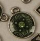 CCH Metal Art - Antik-Anhänger Grün rund dunkel
