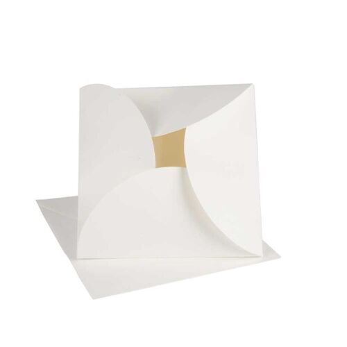 CCH Faltkarte & Umschlag - Elfenbein 12,5 x 12,5 cm