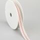 CCH Leinenband Rot gestreift 15 mm