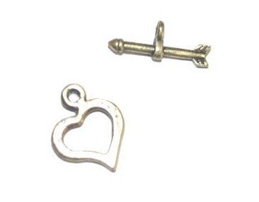 CCH Metal Art - Clasp Heart Antik Gold