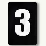 7G Metal Art - Metal Number Plate 3