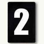 7G Metal Art - Metal Number Plate 2