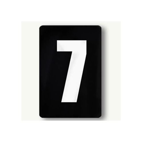 7G Metal Art - Metal Number Plate 7