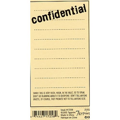 7G Vintage Tags - 97% Complete™ Tags: Confidential