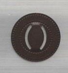 7G Metal Art - Belt Buckle Round - Chocolate Brown