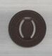 7G Metal Art - Belt Buckle Round - Chocolate Brown