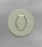 7G Metal Art - Belt Buckle Round - Creme