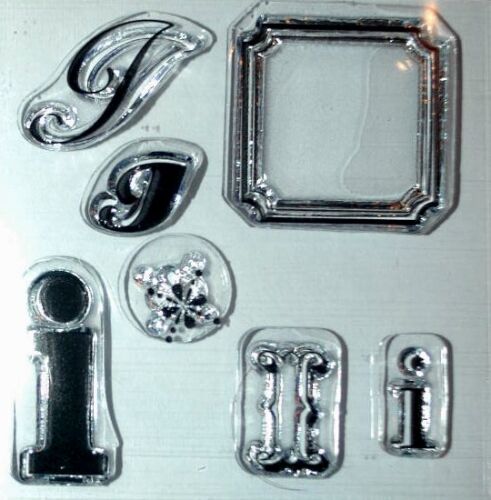 HRT Mini Clear Stamp Set - I