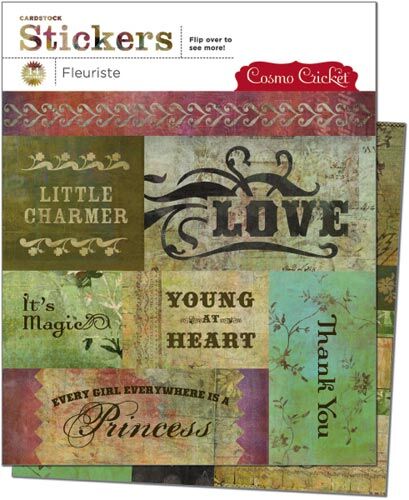 CCR Sticker Cardstock - Fleuriste